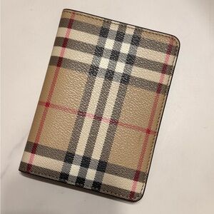 Burberry Check Passport Holder